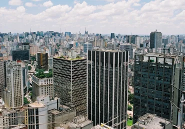 Fotografia dos prédios da cidade de São Paulo