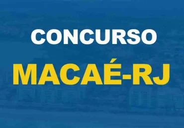 Fotografia da cidade de Macaé, fundo azul