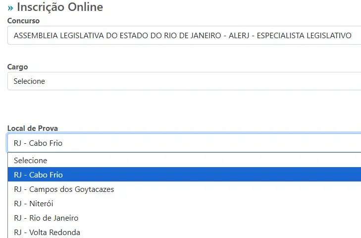 Confira como se inscrever no concurso alerj