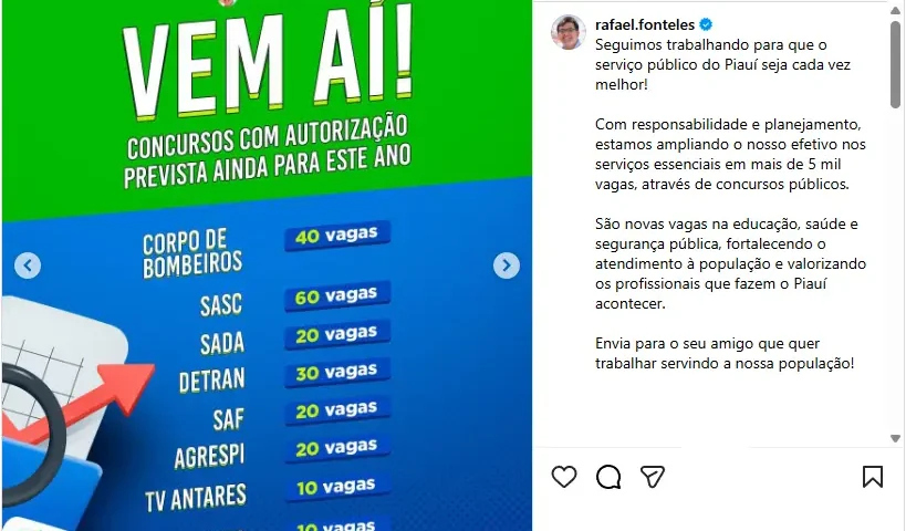 O novo concurso Detran PI foi anunciado!
