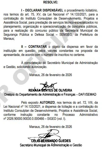 concurso Guarda de Manaus AM