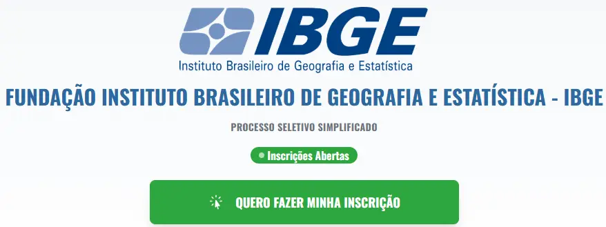 Como se inscrever no concurso IBGE Censo 2027