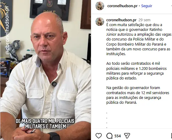 Novo edital do concurso PM PR deve sair em breve