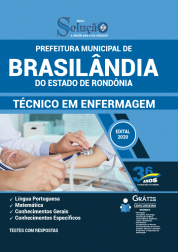 Capa Apostila Prefeitura de Nova Brasilândia do Oeste - RO - Técnico em Enfermagem
