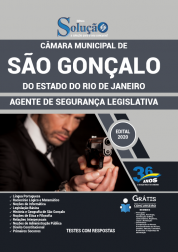 Capa Apostila Câmara de São Gonçalo - RJ - Agente de Segurança Legislativa