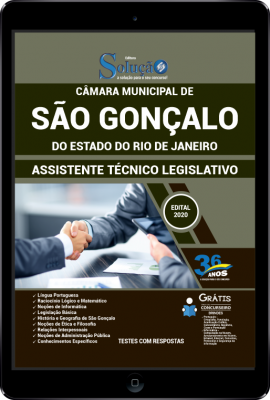 Apostila Câmara de São Gonçalo - RJ em PDF - Assistente Técnico Legislativo - Imagem 1