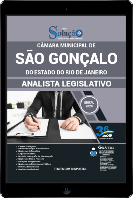 Apostila Câmara de São Gonçalo - RJ em PDF - Analista Legislativo - Imagem 1