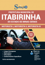 Capa Apostila Prefeitura de Itabirinha - MG - Motorista I, Motorista II e Motorista III