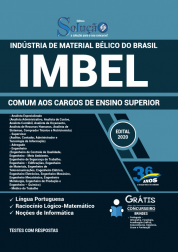 Capa Apostila IMBEL - Comum aos Cargos de Ensino Superior