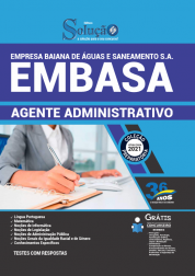 Capa Apostila EMBASA - Agente Administrativo