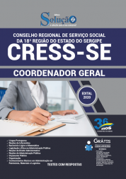 Capa Apostila CRESS-SE - Coordenador Geral