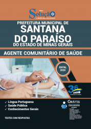 Capa Apostila Prefeitura de Santana do Paraíso - MG - Agente Comunitário de Saúde