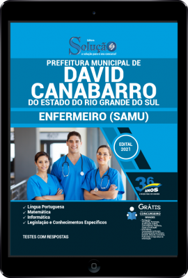 Apostila Prefeitura de David Canabarro - RS em PDF - Enfermeiro (SAMU) - Imagem 1