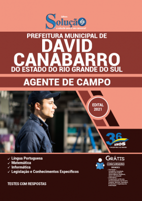 Apostila Prefeitura de David Canabarro - RS - Agente de Campo - Imagem 1