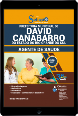 Apostila Prefeitura de David Canabarro - RS em PDF - Agente de Saúde - Imagem 1