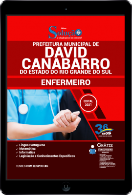 Apostila Prefeitura de David Canabarro - RS em PDF - Enfermeiro - Imagem 1