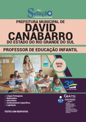 Apostila Prefeitura de David Canabarro - RS - Professor de Educação Infantil - Imagem 1