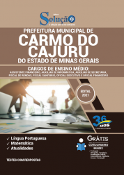 Capa Apostila Prefeitura de Carmo do Cajuru - MG - Ensino Médio