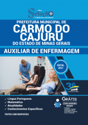 Capa Apostila Prefeitura de Carmo do Cajuru - MG - Auxiliar de Enfermagem