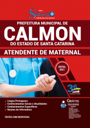 Capa Apostila Prefeitura de Calmon - SC - Atendente de Maternal