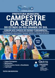Capa Apostila Prefeitura de Campestre da Serra - RS - Comum aos Cargos de Ensino Fundamental