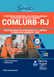 Capa Apostila COMLURB-RJ - Profissional de Operações de Limpeza e Serviços Urbano: Gari