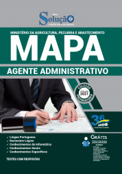 Capa Apostila MAPA - Agente Administrativo