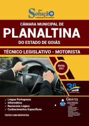 Capa Apostila Câmara de Planaltina - GO - Técnico Legislativo - Motorista
