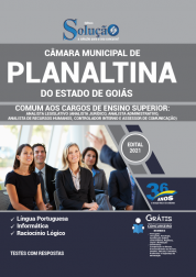 Capa Apostila Câmara de Planaltina - GO - Comum aos Cargos de Ensino Superior