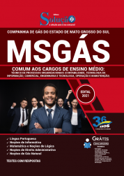 Capa Apostila MSGÁS - Comum aos Cargos de Ensino Médio