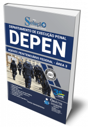 Capa Apostila DEPEN - Agente Penitenciário Federal - Área 3