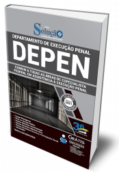Capa Apostila DEPEN - Comum a Todas as Áreas de Especialista Federal em Assistência à Execução Penal