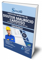 Capa Apostila Prefeitura de Doutor Maurício Cardoso - RS - Operário