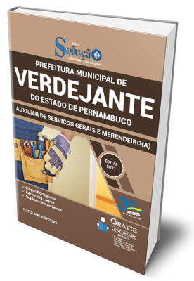 Apostila Prefeitura de Verdejante - PE - Auxiliar de Serviços Gerais e Merendeiro(a) - Imagem 1