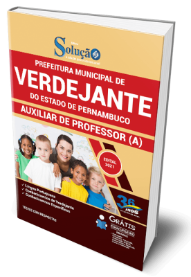Apostila Prefeitura de Verdejante - PE - Auxiliar de Professor(a) - Imagem 1