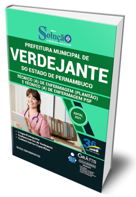 Apostila Prefeitura de Verdejante - PE - Técnico(a) de Enfermagem (Plantão) e Técnico(a) de Enfermagem PSF - Imagem 1