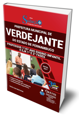 Apostila Prefeitura de Verdejante - PE - Professor (1º/5ª Ano Ensino Infantil) e EJA (1ª e 2ª Fases) - Imagem 1