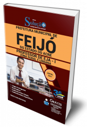Capa Apostila Prefeitura de Feijó - AC - Professor de EJA - I (Zona Rural e Urbana)