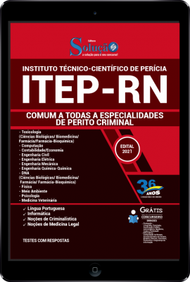 Apostila ITEP-RN em PDF - Comum a Todas a Especialidades de Perito Criminal - Imagem 1