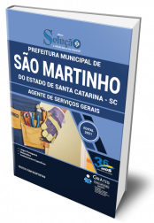 Capa Apostila Prefeitura de São Martinho - SC - Agente de Serviços Gerais