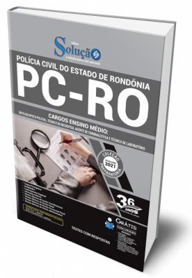 Apostila PC-RO - Cargos de Ensino Médio: Datiloscopista Policial, Técnico de Necropsia, Agente de Criminalística e Técnico de Laboratório - Imagem 1