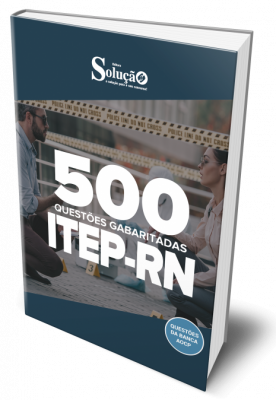 Caderno de Questões ITEP-RN - 500 Questões Gabaritadas.
Prepare-se com um material completo em... Caderno de Questões ITEP-RN - 500 Questões Gabaritadas