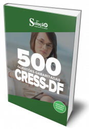 Capa Caderno de Questões CRESS-DF - 500 Questões Gabaritadas