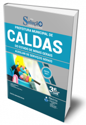 Capa Apostila Prefeitura de Caldas - MG - Auxiliar de Serviços Gerais