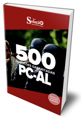 Caderno de Questões PC-AL - 500 Questões Gabaritadas - Imagem 1