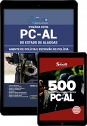 Capa Combo PC-AL - Agente e Escrivão de Polícia
