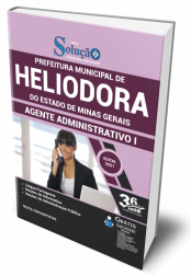 Capa Apostila Prefeitura de Heliodora - MG - Agente Administrativo I