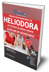 Capa Apostila Prefeitura de Heliodora - MG - Auxiliar de Secretaria