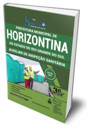 Capa Apostila Prefeitura de Horizontina - RS - Auxiliar de Inspeção Sanitária