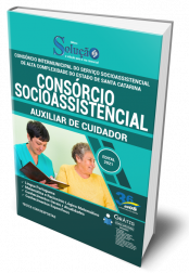 Capa Apostila Consórcio Socioassistencial - SC - Auxiliar de Cuidador
